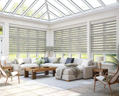 Blinds, shutters, curtains